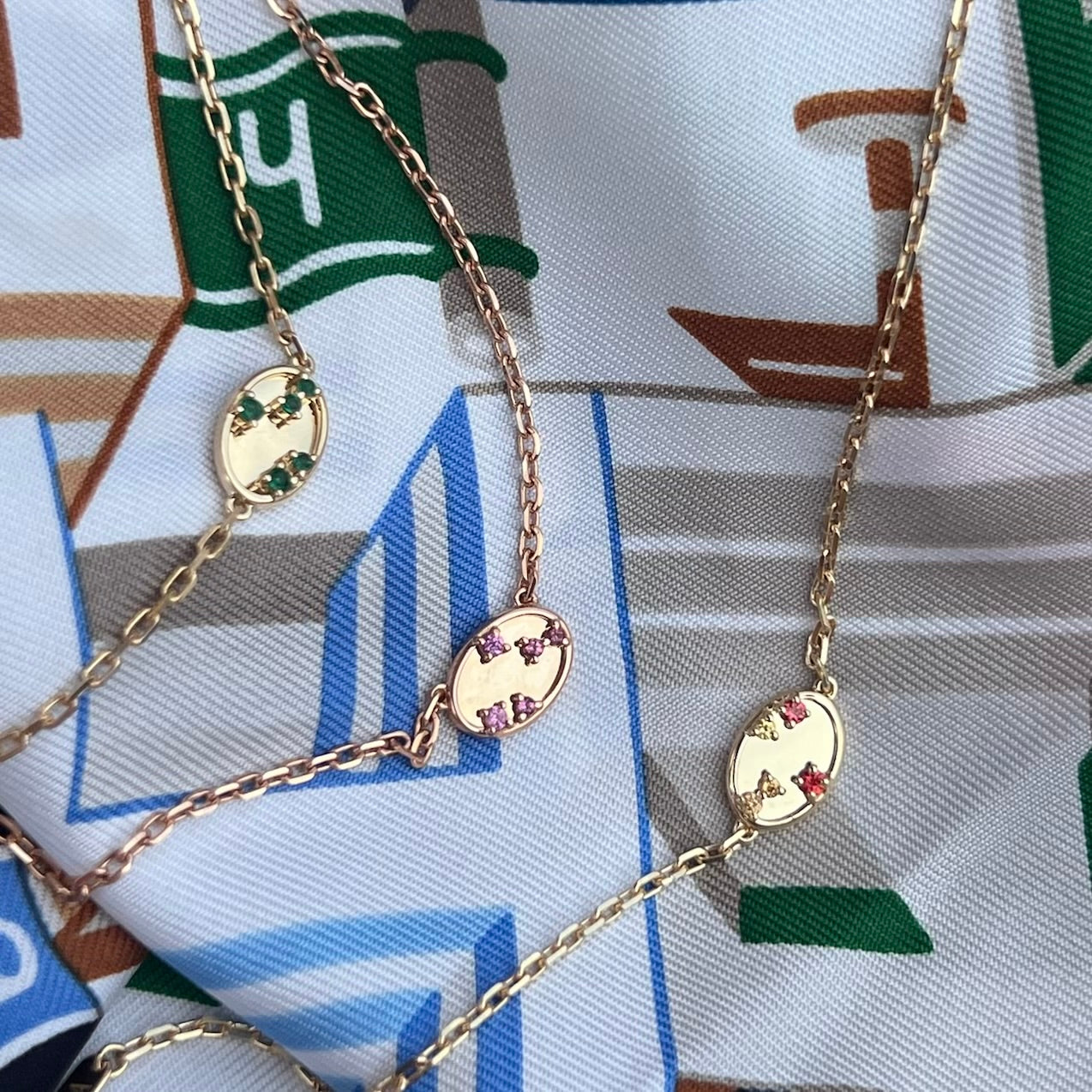 emeralds bracelet