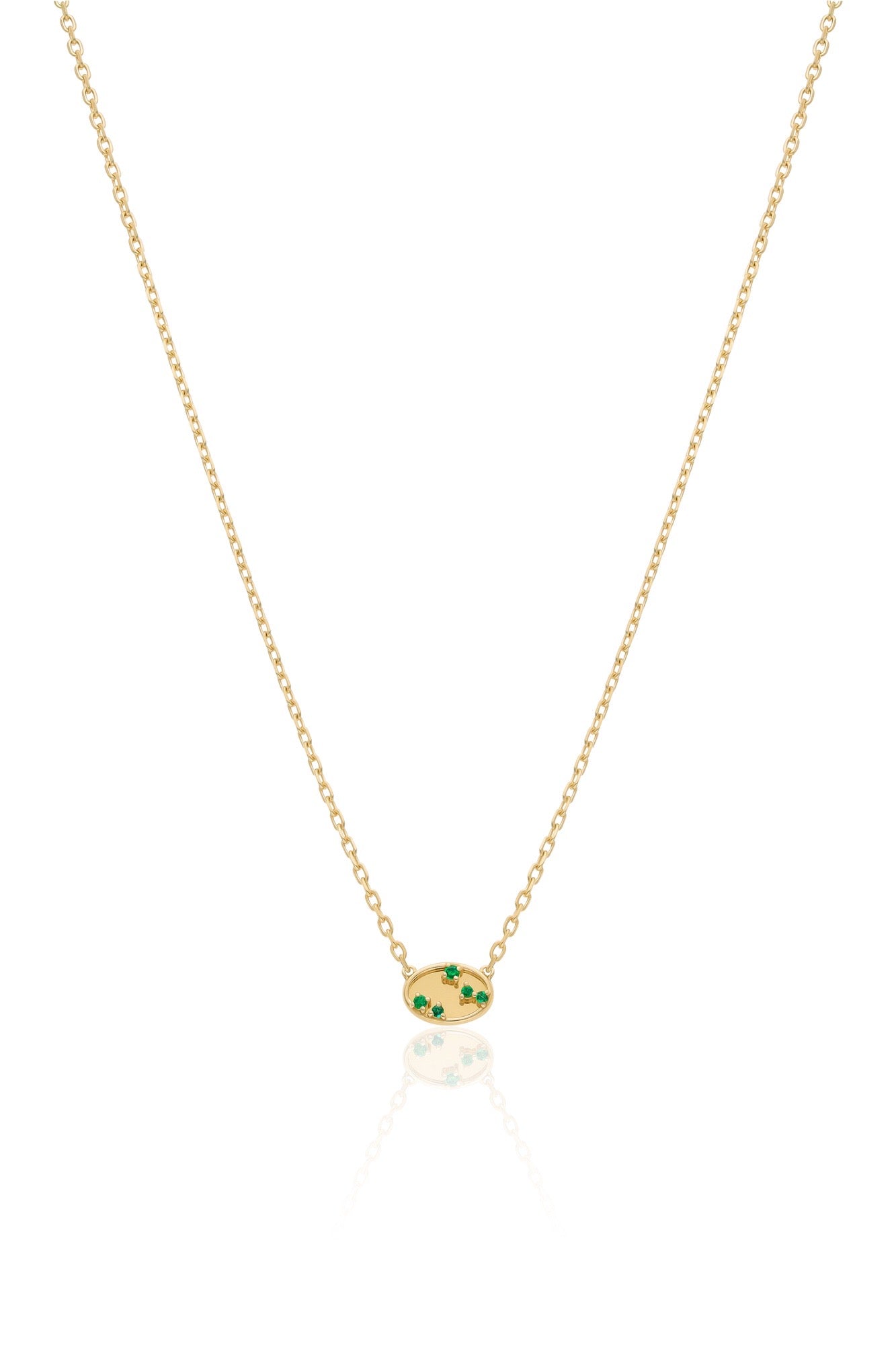 emeralds necklace