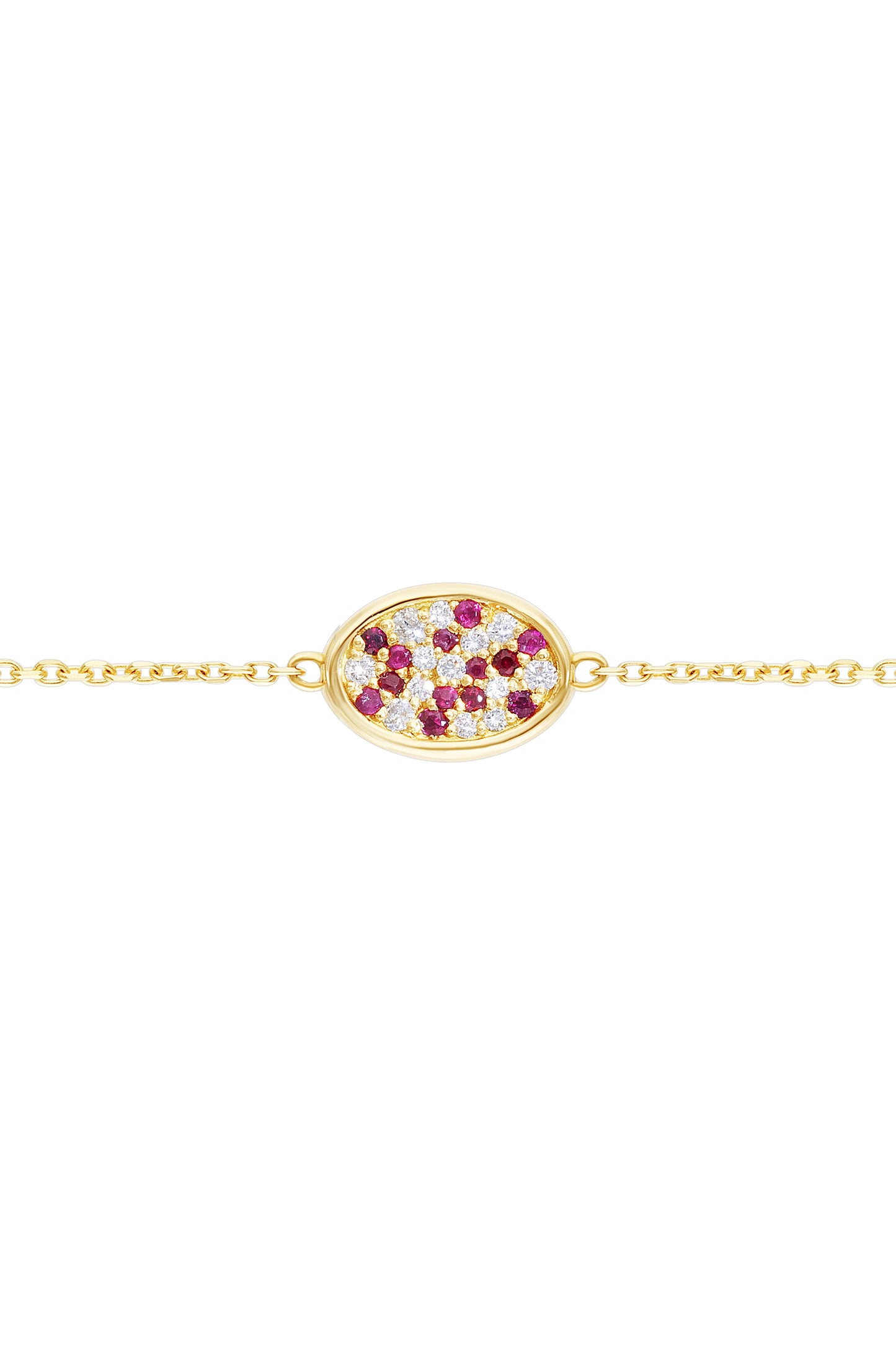 rubies & diamonds pavé bracelet