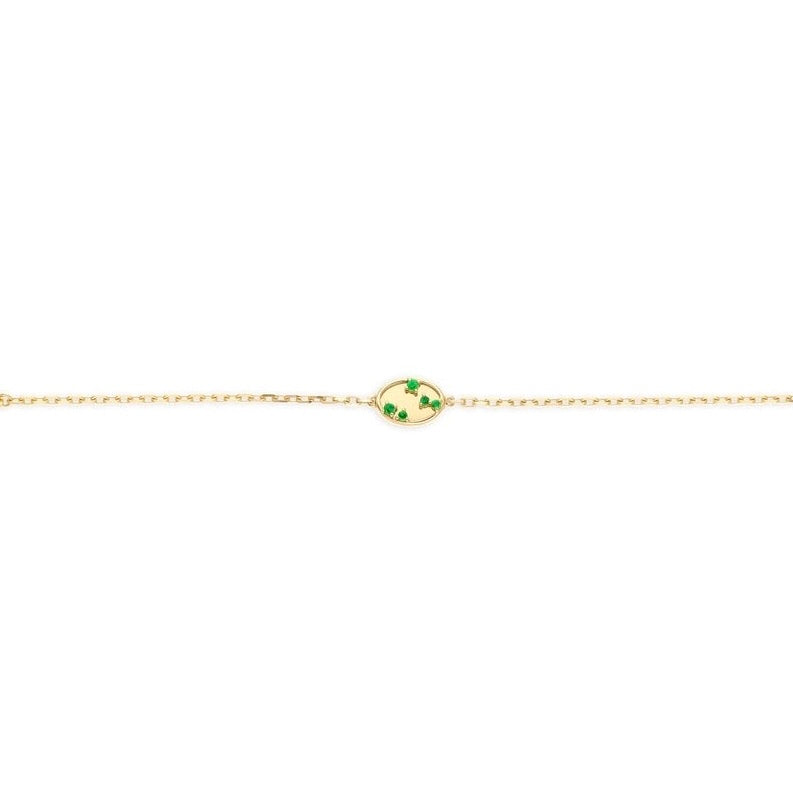 emeralds bracelet