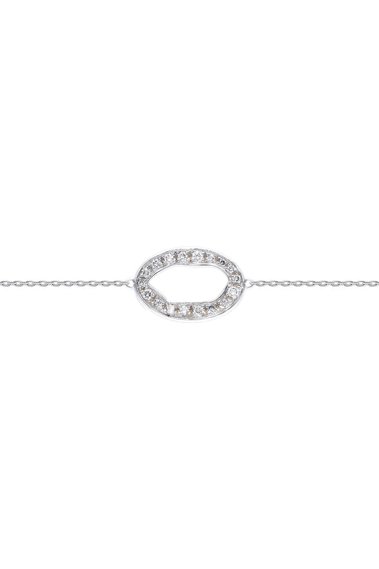 diamonds frame bracelet